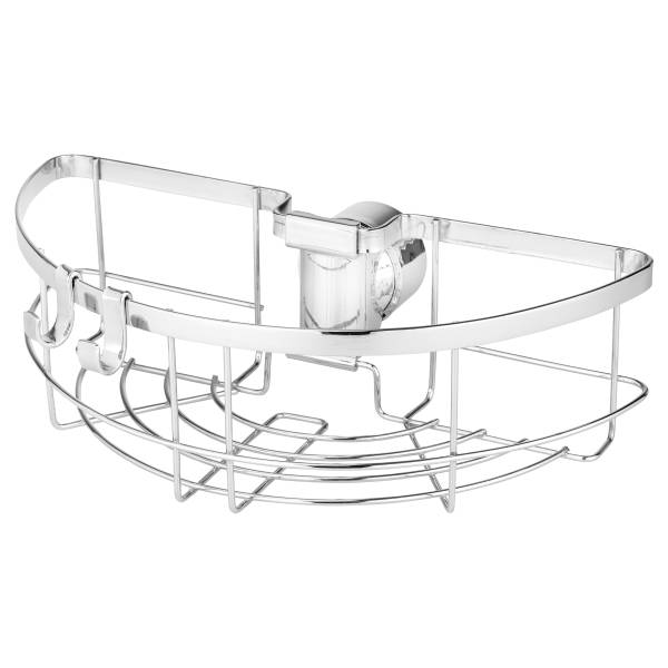 Duschablage Floresta Rund - Edelstahl / ABS - Silber