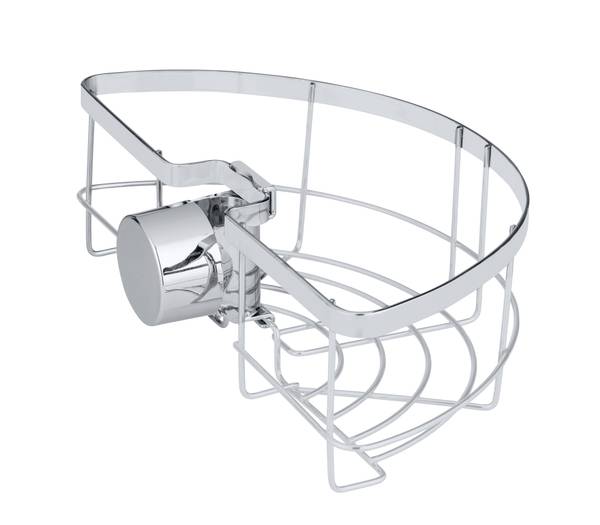 Duschablage Floresta Rund - Edelstahl / ABS - Silber