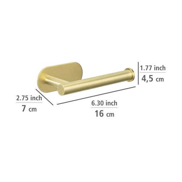 Toilettenpapierhalter Orea Typ A - Edelstahl - Gold