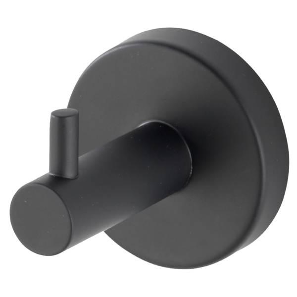Wandhaken Bosio 2-teilig - Edelstahl - Schwarz