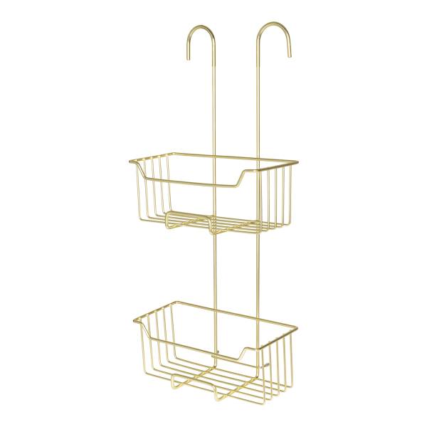 Duschablage Milo - Edelstahl / Polyethylen - Gold - Höhe: 55 cm