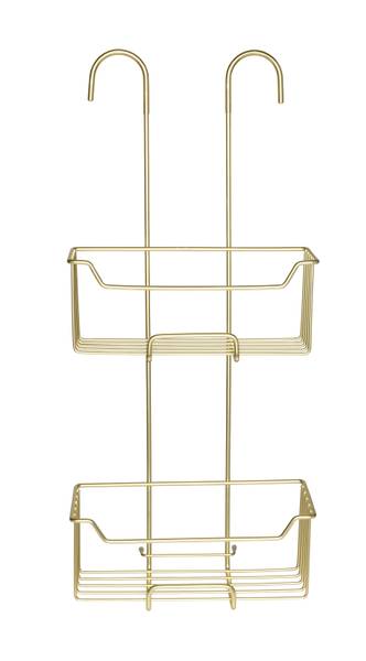 Duschablage Milo - Edelstahl / Polyethylen - Gold - Höhe: 55 cm