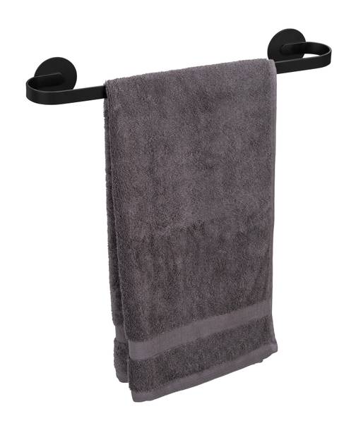 Handtuchhalter Bivio Typ B - Aluminium - Schwarz