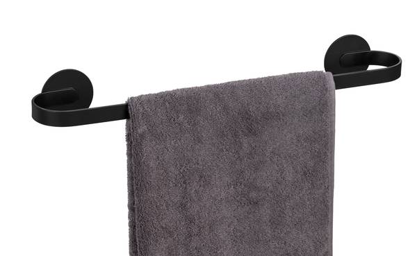 Handtuchhalter Bivio Typ B - Aluminium - Schwarz