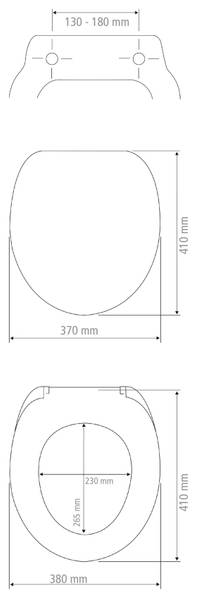WC-Sitz Prima - MDF - Senfgelb