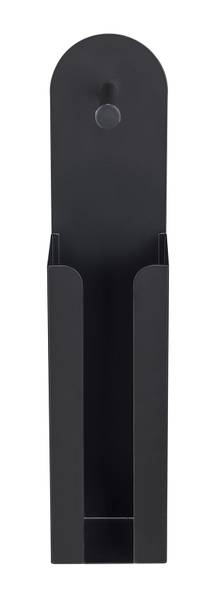 Toilettenpapierhalter Agira - Stahl - Schwarz