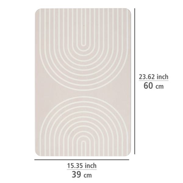 Badematte Nazca - Diatomit - Beige