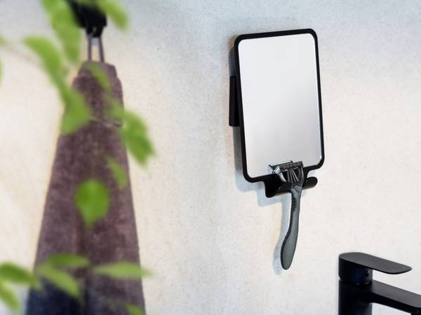 Badspiegel Quadro - ABS - Schwarz
