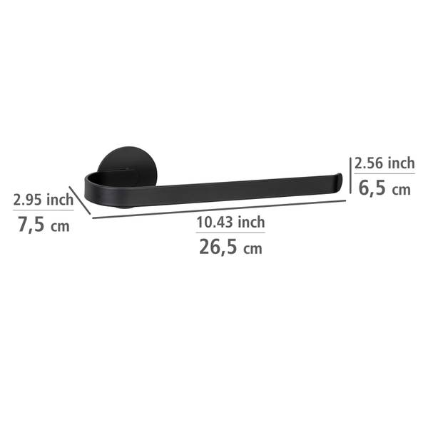 Handtuchhalter Bivio Typ A - Aluminium - Schwarz