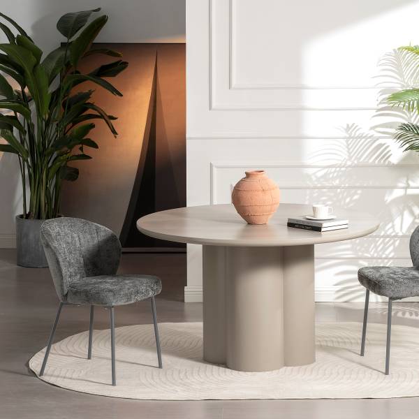 Polsterstuhl FIOLAA 2er-Set - Grau