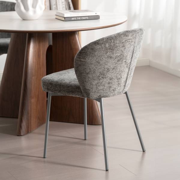 Polsterstuhl FIOLAA 2er-Set - Grau