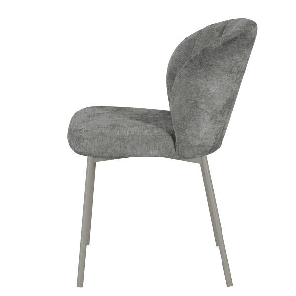 Polsterstuhl FIOLAA 2er-Set - Grau