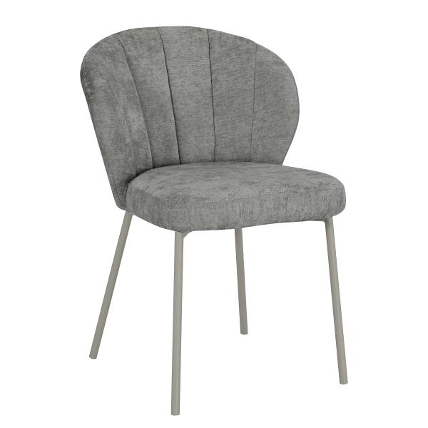 Polsterstuhl FIOLAA 2er-Set - Grau