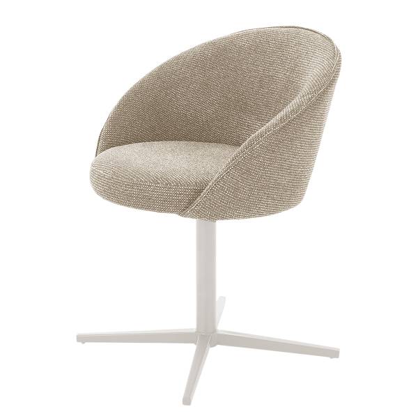 Drehbarer Armlehnenstuhl LECHER 2er-Set - Beige