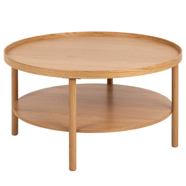 Furnierter Couchtisch Sheoka - Eiche
