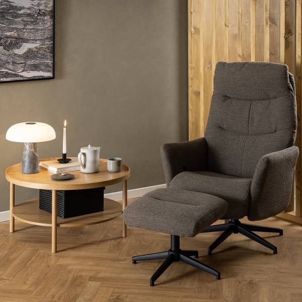 Furnierter Couchtisch Sheoka - Eiche