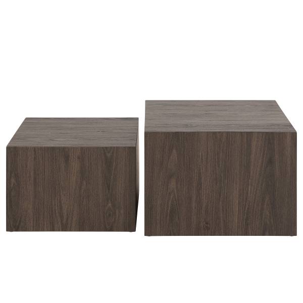 Couchtisch Sukatari 2er-Set - Eiche Dunkel Dekor