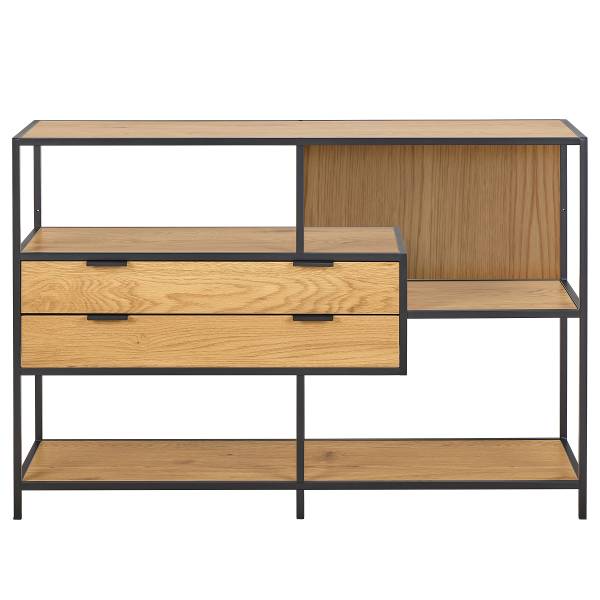 Regal Coogee mit Schubladen - 114 cm - Wildeiche Dekor