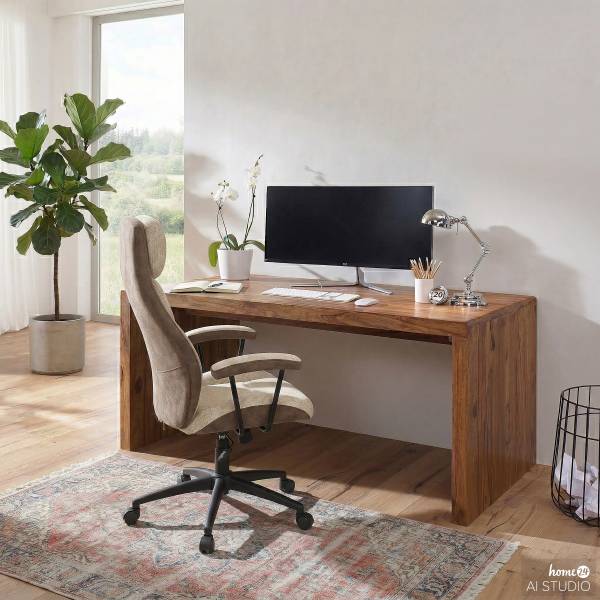 Bürostuhl Warpa - Beige / Braun