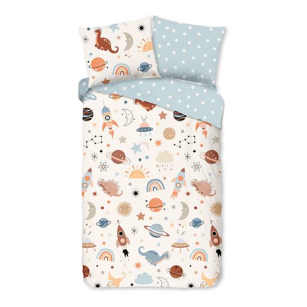 Renforcé-Kinderbettwäsche  No.33326 - Renforcé - 140 x 200/220 cm + Kissen 70 x 60 cm