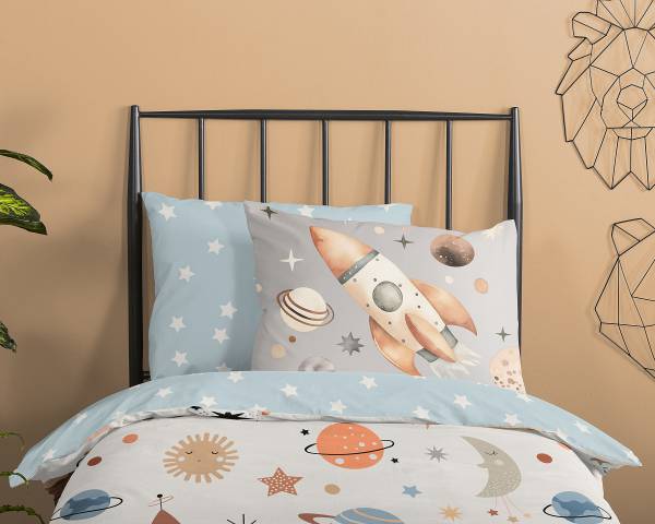 Renforcé-Kinderbettwäsche  No.33326 - Renforcé - 140 x 200/220 cm + Kissen 70 x 60 cm