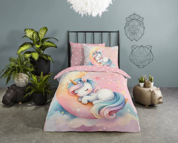 Renforcé-Kinderbettwäsche  No.33303 - Renforcé - 140 x 200/220 cm + Kissen 70 x 60 cm