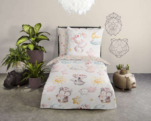 Renforcé-Kinderbettwäsche  No.33291 - Renforcé - 135 x 200 cm + Kissen 80 x 80 cm