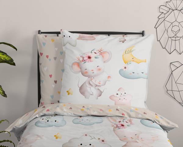 Renforcé-Kinderbettwäsche  No.33291 - Renforcé - 135 x 200 cm + Kissen 80 x 80 cm