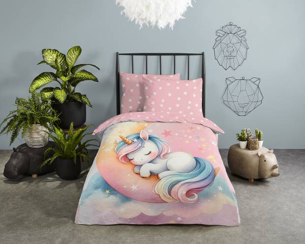 Renforcé-Kinderbettwäsche  No.33303 - Renforcé - 140 x 200 cm + Kissen 70 x 90 cm