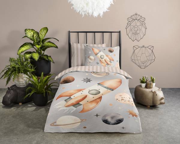 Renforcé-Kinderbettwäsche  No.33318 - Renforcé - 140 x 200/220 cm + Kissen 70 x 60 cm