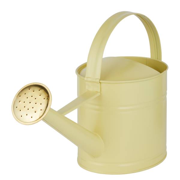 Mini-Gießkanne ZINC - Stahl - Hellgelb