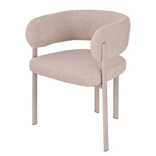 Armlehnenstuhl AVOCA - Beige - 2er Set