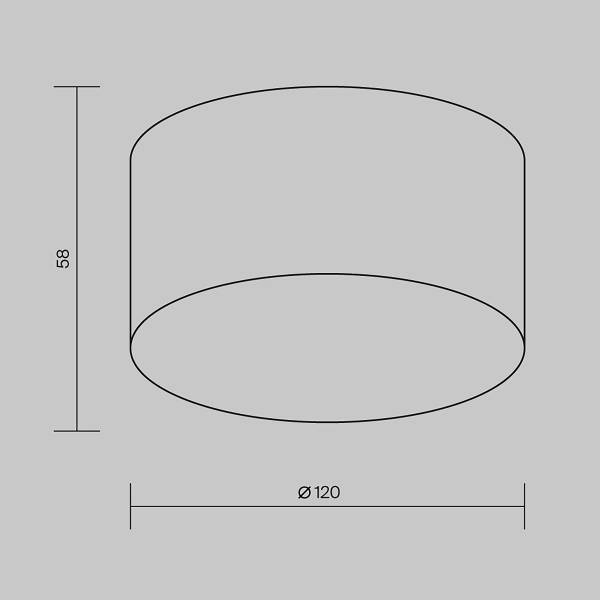 LED-Deckenleuchte Zon - Acrylglas / Aluminium - 1-flammig - Weiß - Durchmesser: 12 cm