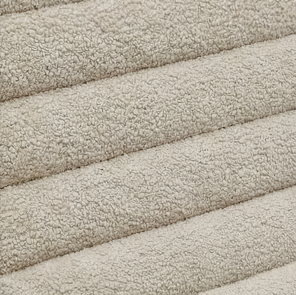 Balkonset Wink 3-teilig - Stahl / Bouclé - Beige