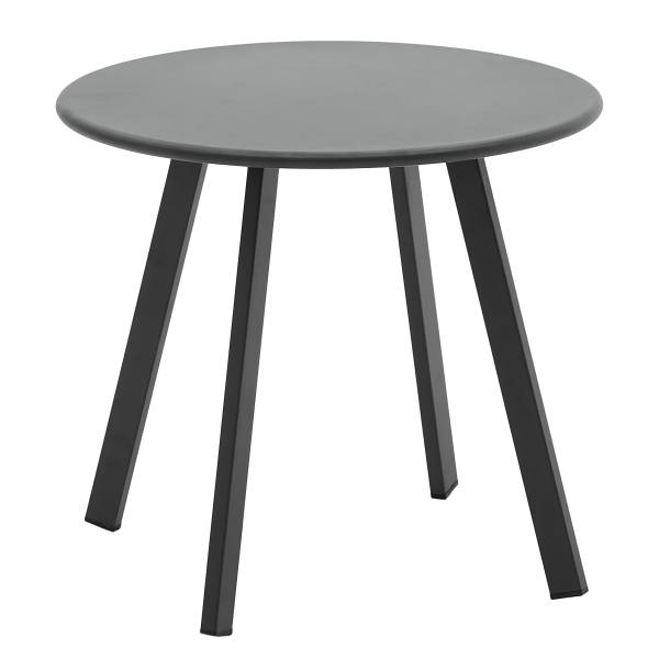Balkonset Wink 3-teilig - Stahl / Bouclé - Anthrazit
