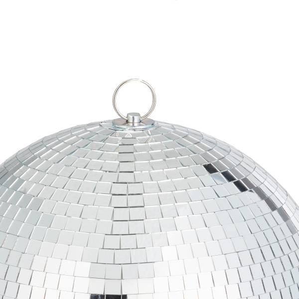 Deko-Kugel DISCO - Glas/Kunststoff - Silber - 28 x 28 cm