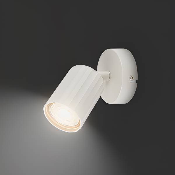 LED Wandleuchte Skaft - Aluminium - Weiß