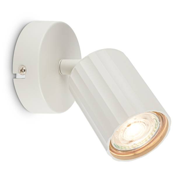 LED Wandleuchte Skaft - Aluminium - Weiß