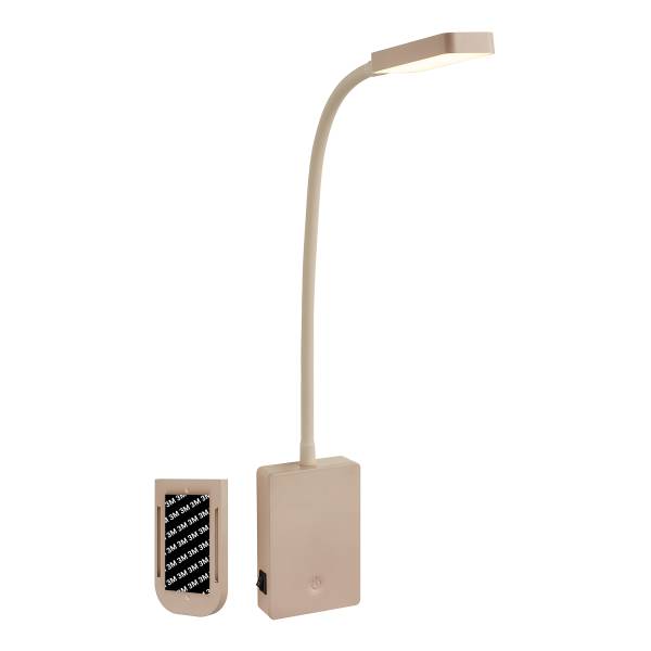 LED Wandleseleuchte Cielo - Polypropylen - Beige