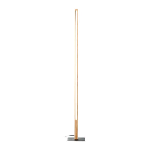 LED-Stehleuchte Arion - Kiefer Teilmassiv / Stahl - 1-flammig