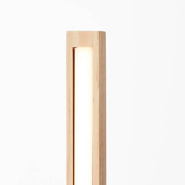 LED-Stehleuchte Arion - Kiefer Teilmassiv / Stahl - 1-flammig
