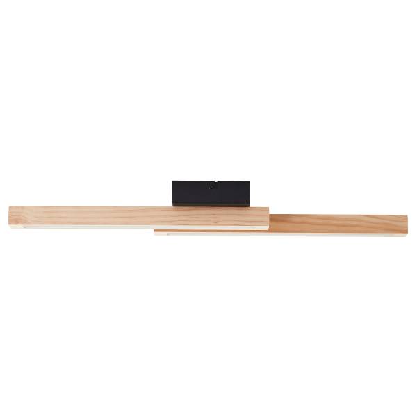 LED-Deckenleuchte Arion - Kiefer Teilmassiv / Stahl - 1-flammig