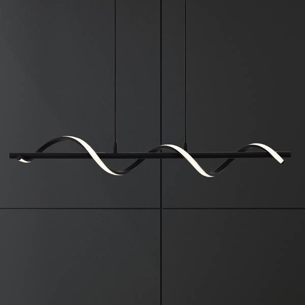 LED-Pendelleuchte Eunice - Silikon / Stahl - 1-flammig