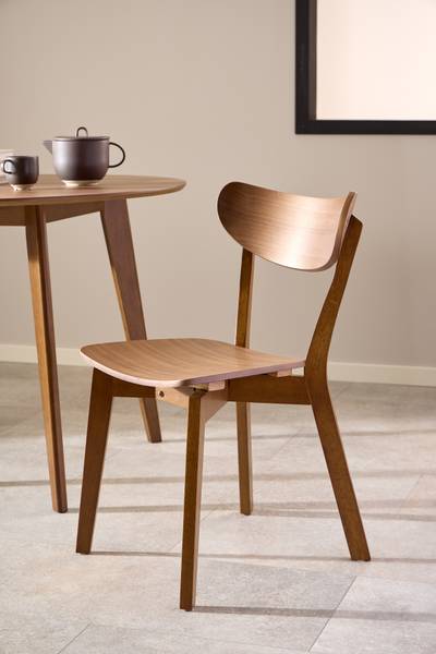 Esszimmerstuhl RIGBY 2er-Set - Walnuss