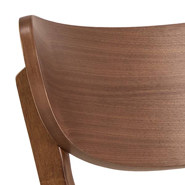 Esszimmerstuhl RIGBY 2er-Set - Walnuss