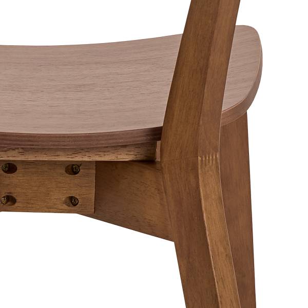 Esszimmerstuhl RIGBY 2er-Set - Walnuss