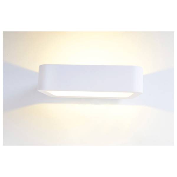 LED-Wandleuchte Wanna - Gips - 1-flammig