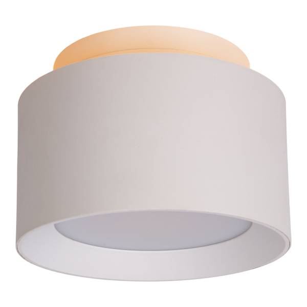 LED-Deckenleuchte Trimes - ABS - 1-flammig - Weiß - Durchmesser: 14 cm