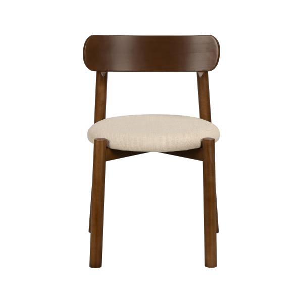Esszimmerstuhl TARO 2er-Set - Beige / Braun