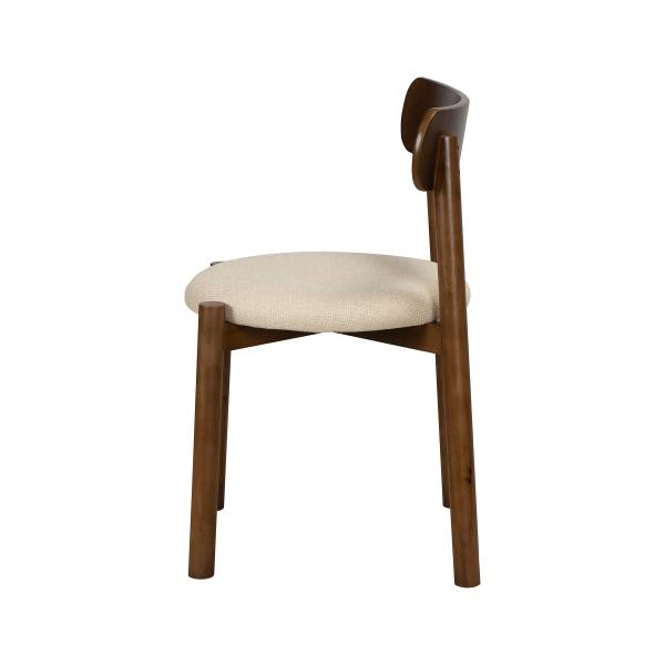 Esszimmerstuhl TARO 2er-Set - Beige / Braun